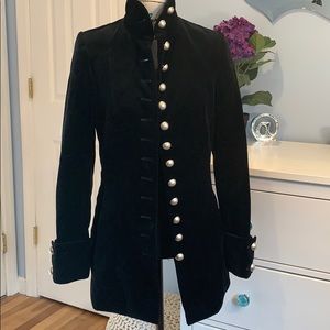 Fashionista Pirate Inspired Long Velvet Blazer